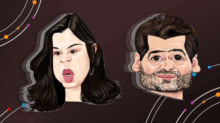 Inês Sousa Real e André Ventura estiveram frente a frente esta sexta-feira
