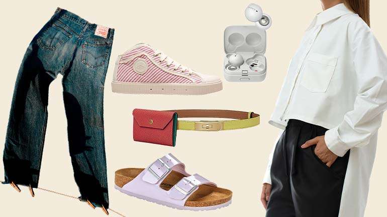 Da americana Levi's à bem portuguesa Sanjo, há propostas reinventadas e padrões que chamam pela primavera. A Birkenstock faz-se à estrada com a cor do ano nos pés