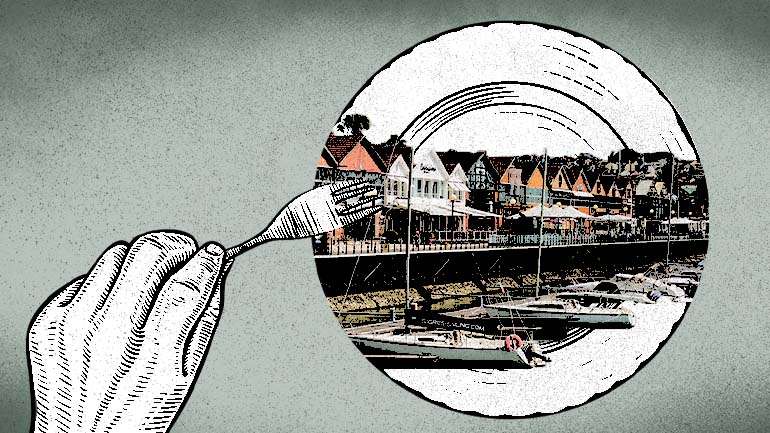"Cada parcela das Docas tem a sua oferta, mas tem também a sua tribo. E tudo isto à beira de água, com esplanadas e barcos e tal. Lembra-me o Algarve. Ir de uma ponta à outra das Docas é mais ou menos como ir de Quarteira a Vilamoura"