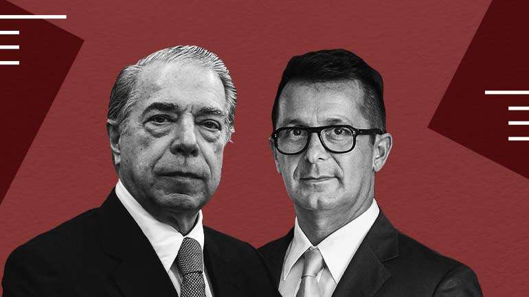 Ricardo Salgado (à esquerda) é o principal arguido do caso Universo Espírito Santo que está em fase de instrução criminal e é titulado pelo juiz de instrução Ivo Rosa