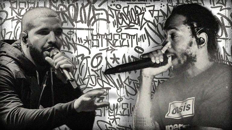 a rivalidade entre os rappers Drake e Kendrick Lamar está mais acesa do que nunca, com a troca de oito diss tracks (canções feitas com o propósito de insultar outro artista) lançadas no último mês, a maior parte na última semana