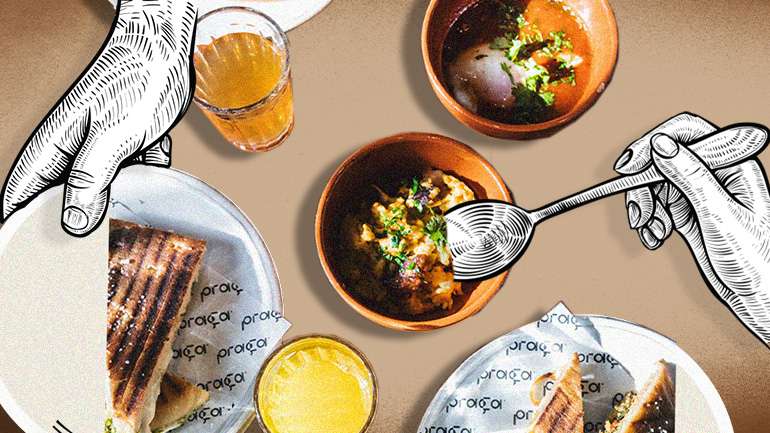 Esqueçam isso, desviem-se do centro de Lisboa. Fujam dos brunchs amadores e dos outros. Por 30 euros, rumem ao Hub Criativo do Beato e assentem as vossas ressacas de fim de semana numa das mesas da Praça.