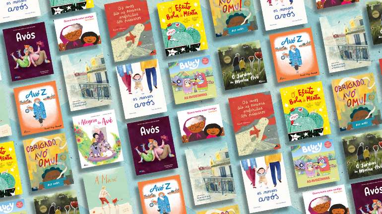 Tal como os avós, estes livros vêm de diferentes partes do mundo, de Portugal ao Japão, da Polónia à Nigéria.