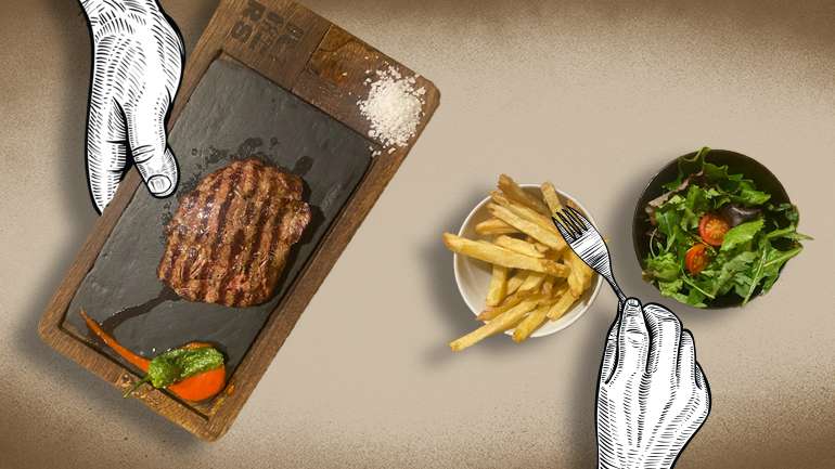 Pergunto se comer um naco de barrosã criado em pasto significa o mesmo que enfardar uma picanha de um charolês brasileiro alimentado a soja, que custou meia piscina olímpica, um hectare de Amazónia e ainda teve de fazer a viagem