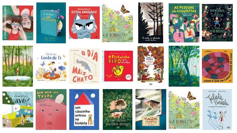 Todos os livros foram publicados nos últimos meses e estão classificados por idades.