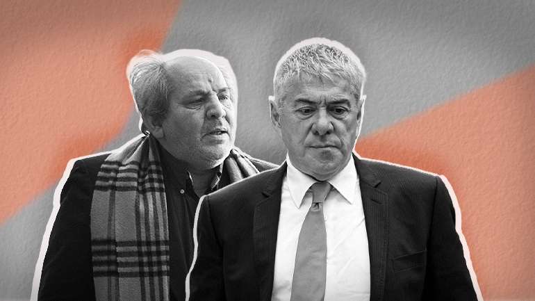(da esquerda para a direita) Advogado José Preto e arguido José Sócrates