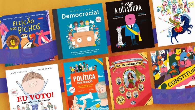 Na ficha de cada livro indicamos a idade recomendada