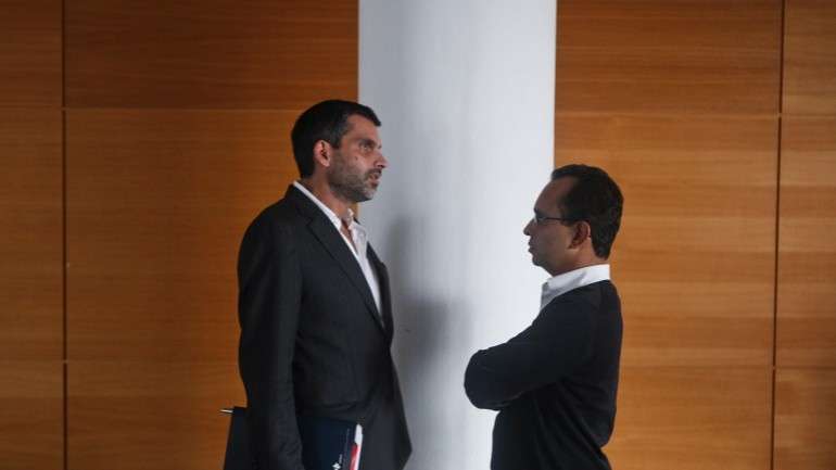 Pedro Norton com Ricardo Costa, diretor do Expresso