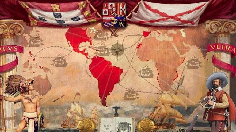 "Recorda Espanha que tu governaste o Império dos Mares", lê-se na legenda do cartaz