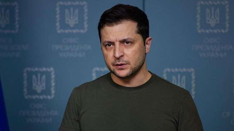 Ukrainian President Volodymyr Zelensky