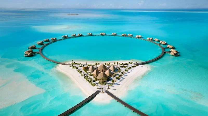 O resort de luxo é composto por 19 villas