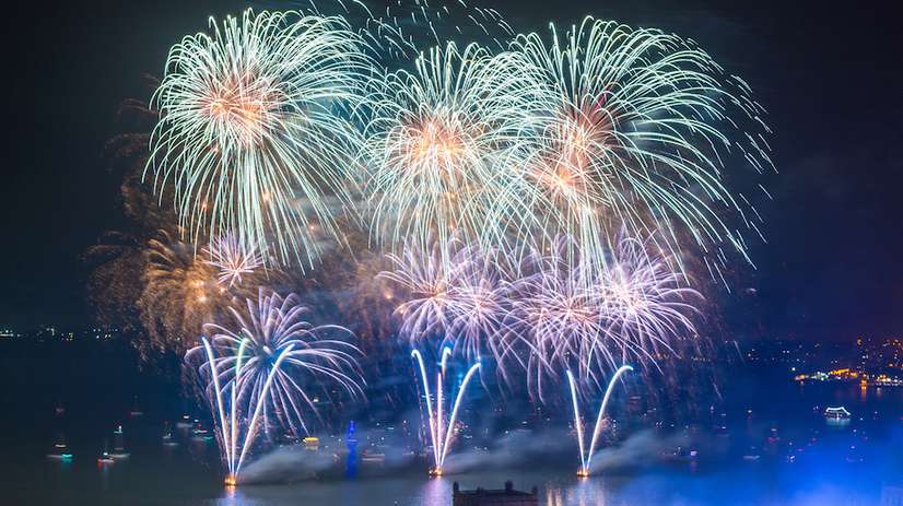 Fogo de artifício passagem de ano terreiro do paço 2024