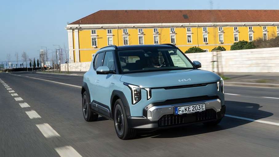 Os modelos eléctricos, como o pequeno EV2 (na foto) e o EV3, são em parte responsáveis por a Kia ser a marca que viu as vendas crescer na Europa