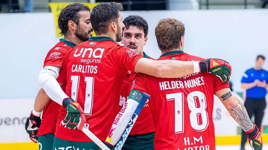 Miguel Rocha inaugurou o marcador frente à Itália, com Luís Querido, Gonçalo Alves e Hélder Nunes a marcarem os outros golos de Portugal