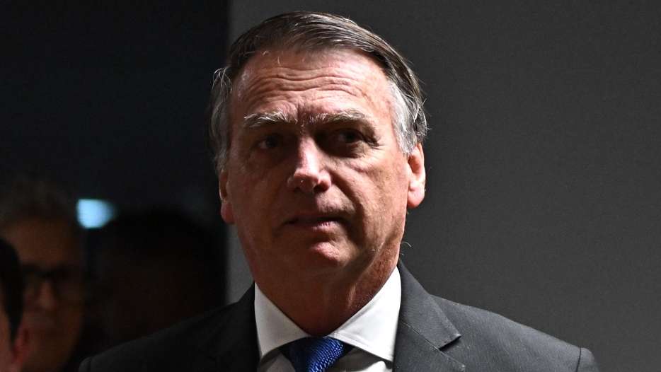 epa12167100 Brazil's former president, Jair Bolsonaro, attends the interrogation session before the Supreme Court in Brasilia, Brazil, 09 June 2025. Brazil's Supreme Court began questioning Mauro Cid, Bolsonaro's former personal aide and a key player in the accusation against the far-right leader for planning a coup attempt to stay in power.  EPA/Andre Borges
