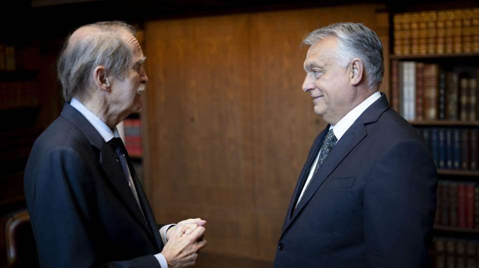 Duque de Bragança e Viktor Orbán