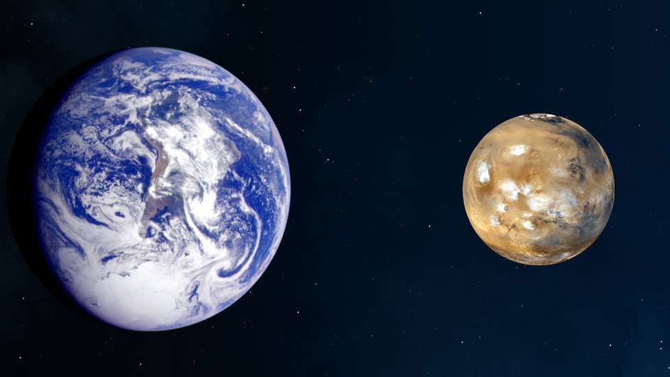 Os investigadores usaram imagens de satélite de alta resolução para analisar nove crateras em Marte e compará-las com as da Terra