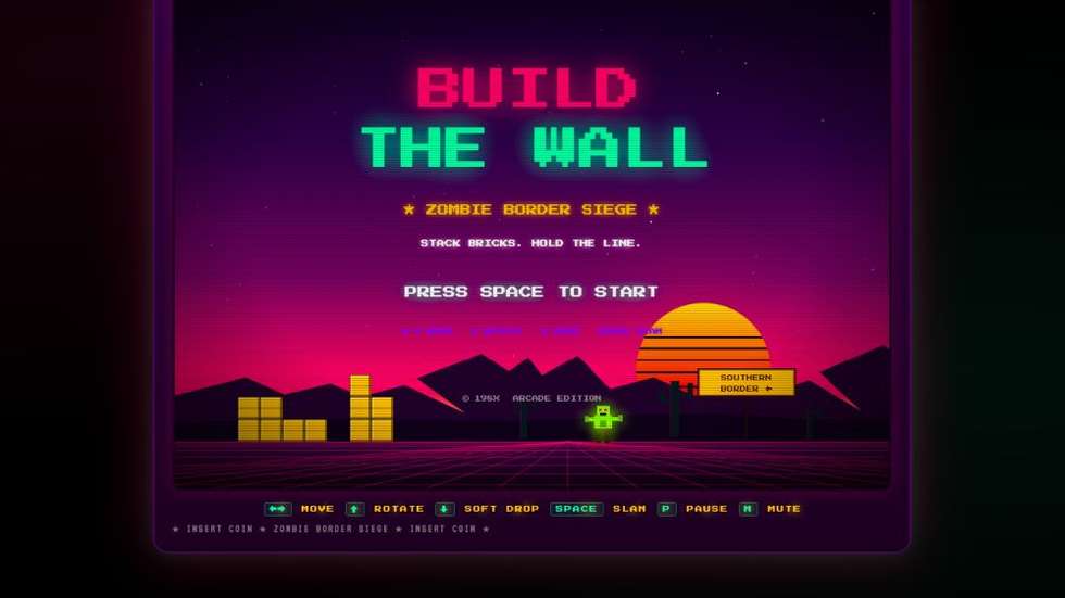 "Build the Wall", um Tetris da Casa Branca