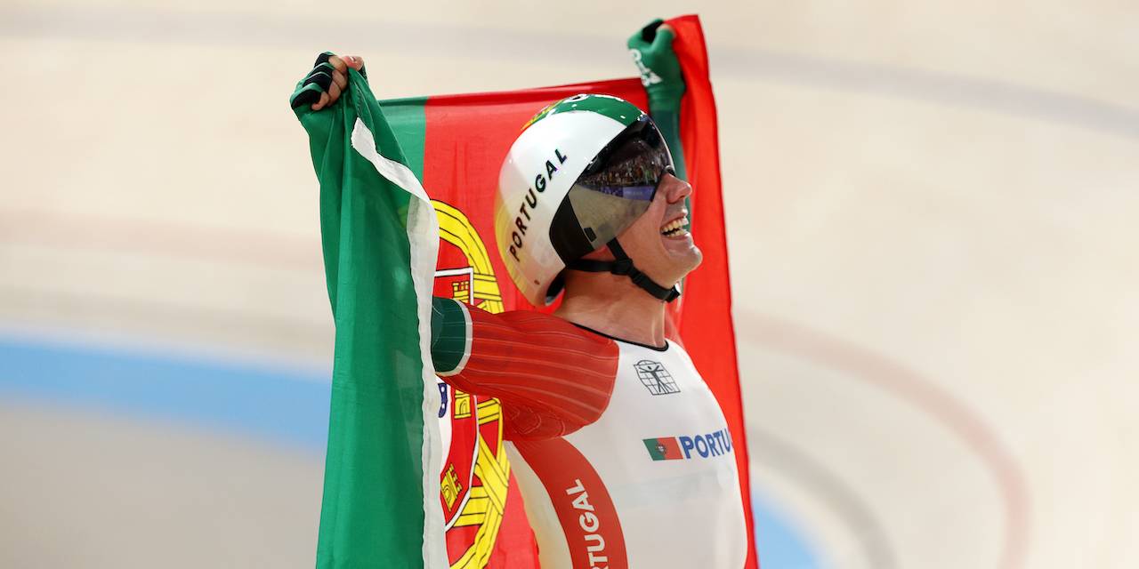 O ciclista de 26 anos conquistou a segunda medalha portuguesa em Paris, depois da judoca Patrícia Sampaio