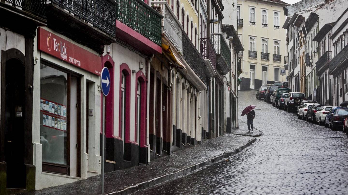 chuva açores