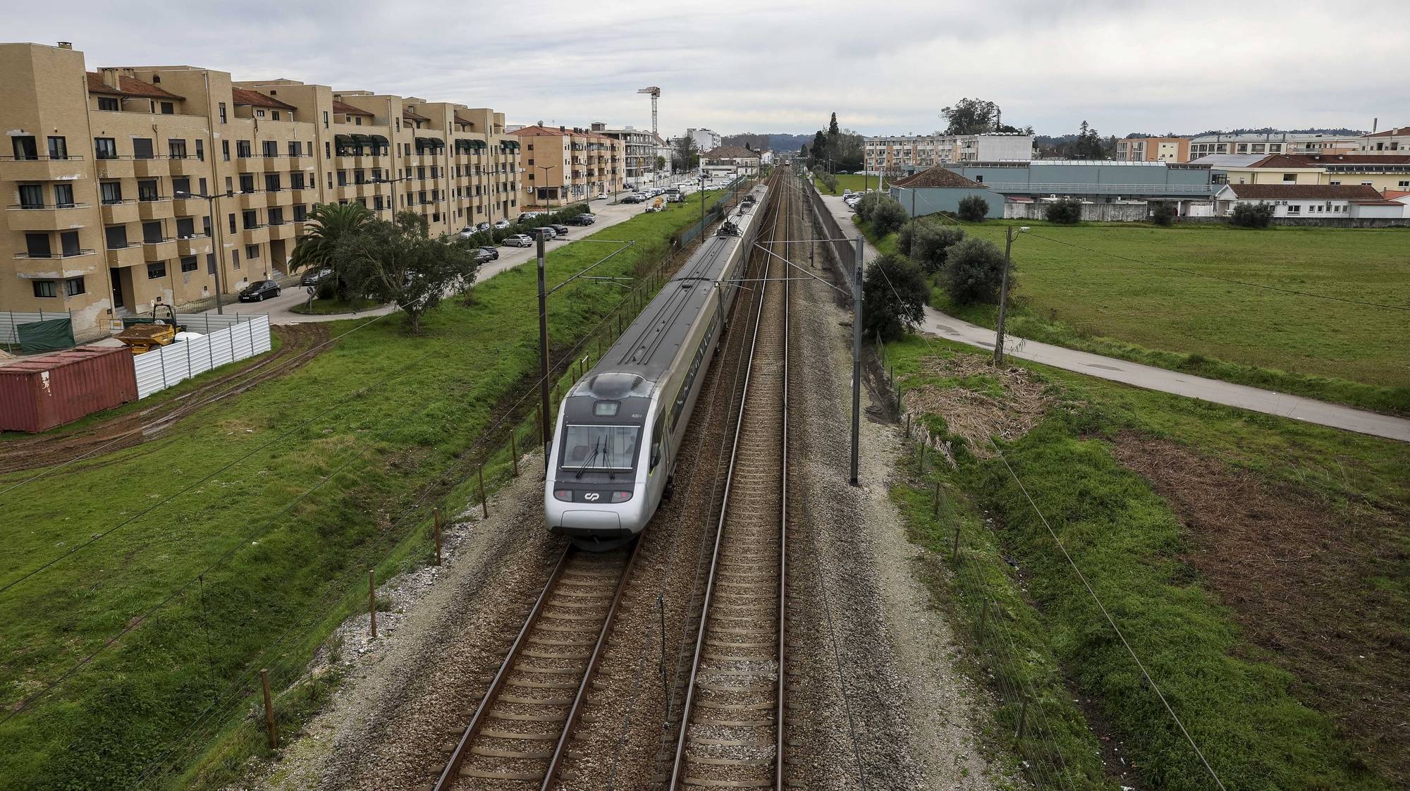 Na Mealhada, o trajeto para a passagem do comboio de alta velocidade, passa a alguns quilómetros do traçado da atual linha do norte, Mealhada, 8 de janeiro de 2024. (ACOMPANHA TEXTO DE 11 DE JANEIRO DE 2024). PAULO NOVAIS/LUSA