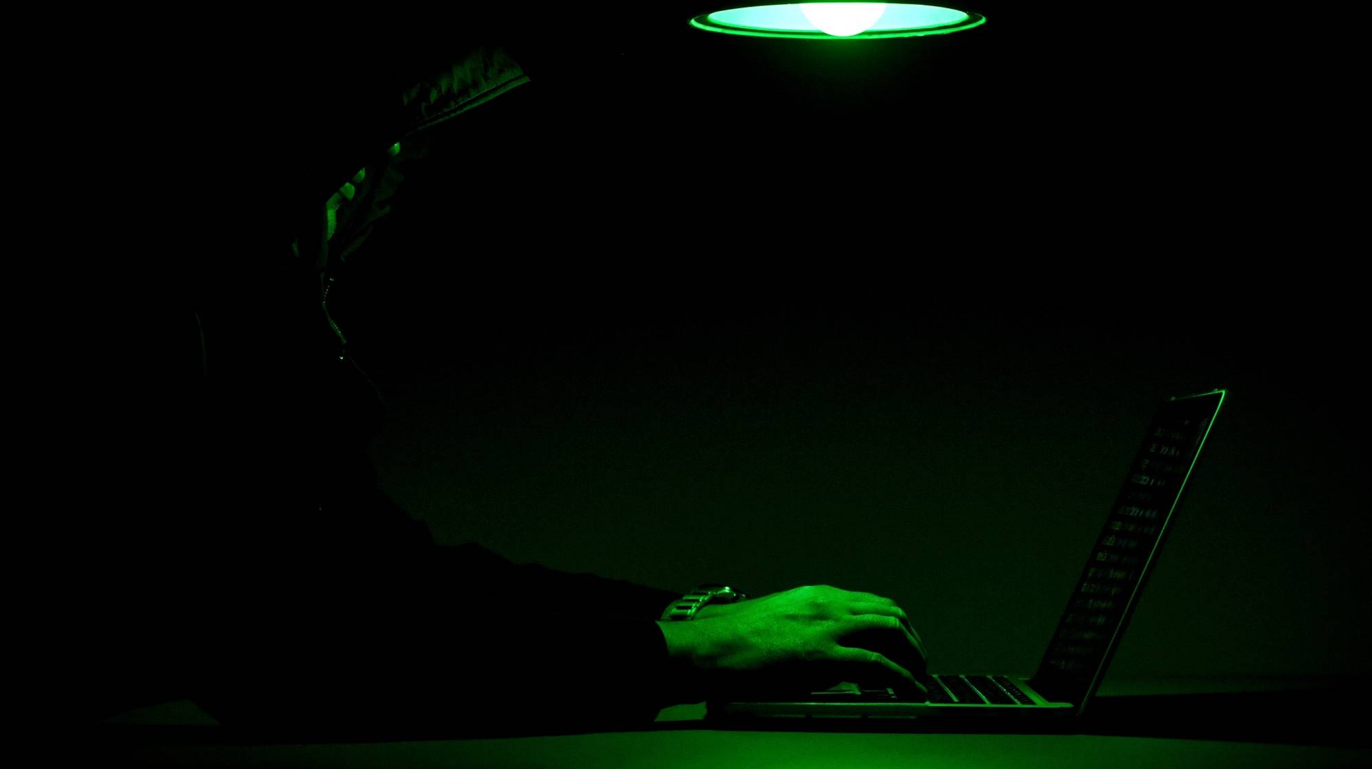 epa07261856 ILLUSTRATION - A person sits in front of a computer screen in Moers, Germany, 04 January 2019. Reports on 04 January 2019 state personal data of hundreds of German politicians, celebrities and journalists have been hacked and posted online. The compromised data reportedly includes credit card details, private chat protocols and contact information. The data was allegedly shared via a Twitter account under the name G0d (@_0rbit) prior to Christmas 2018, which has been suspended in the meantime.  EPA/SASCHA STEINBACH