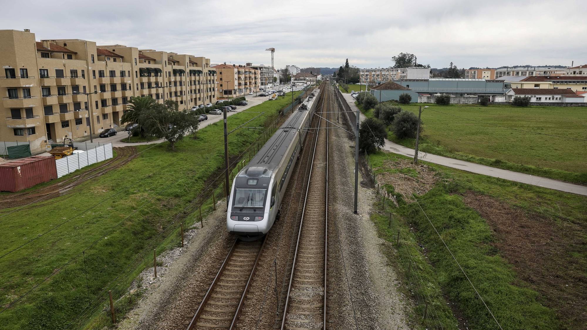 Na Mealhada, o trajeto para a passagem do comboio de alta velocidade, passa a alguns quilómetros do traçado da atual linha do norte, Mealhada, 8 de janeiro de 2024. (ACOMPANHA TEXTO DE 11 DE JANEIRO DE 2024). PAULO NOVAIS/LUSA