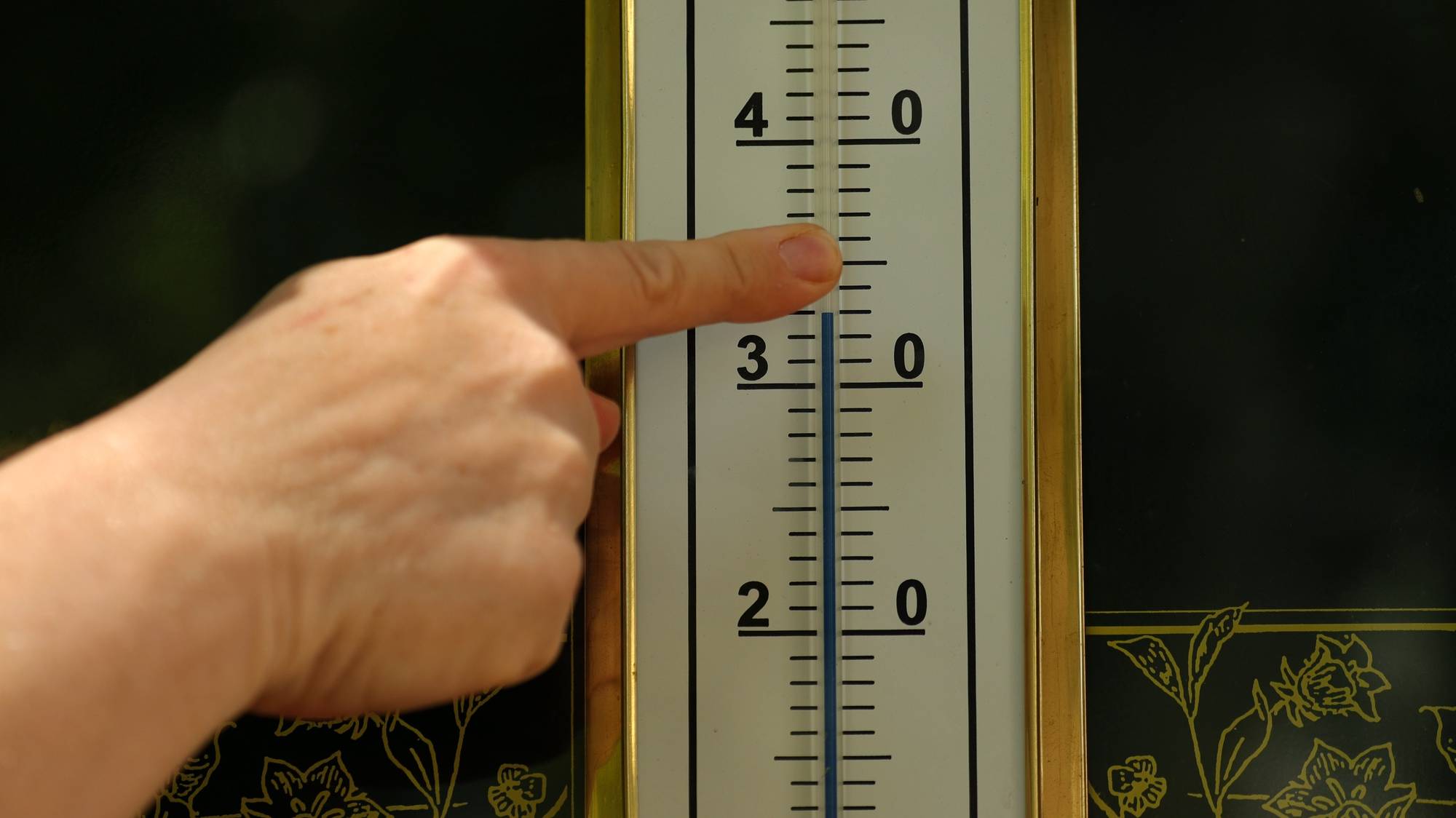 epa07677113 A Zagreb&#039; citizen points to the temperature on a thermometer at  Zrinjevac Park in downtown Zagreb, Croatia, 27 June 2019. Reports state that in the last few days Croatia and Zagreb recorded high temperatures between 33-38 degrees  Celsius or by the sea more than 38 celsius. Europe is bracing itself for a heatwave, as forcasters predict temperatures are expected to climb above 40 degrees Celsius in some areas due to The exceptionally hot air that has arrived from the Sahara.  EPA/ANTONIO BAT