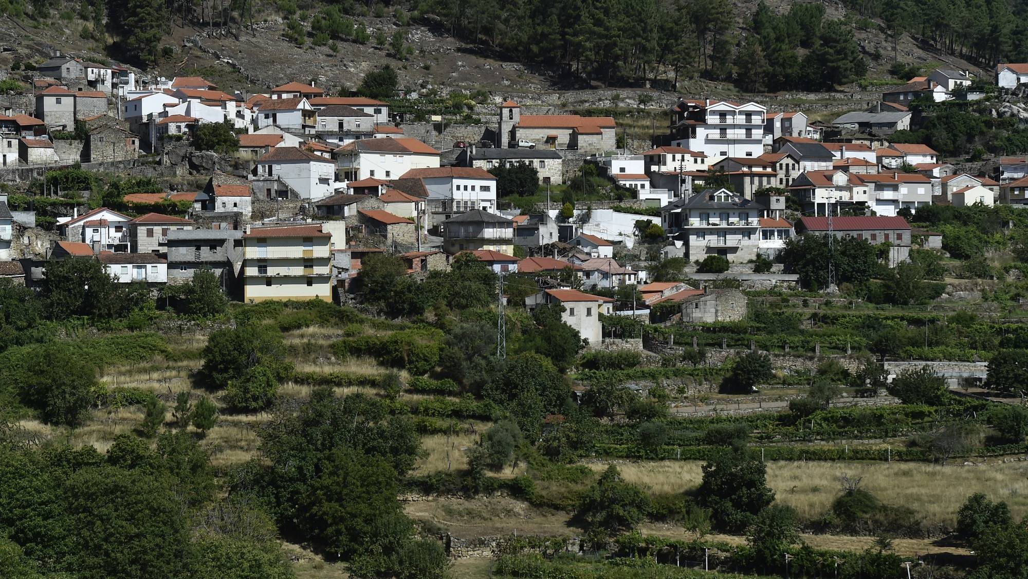 Freguseia de Paradela e Granjinha, em Tabuaço, 29 de julho de 2021. Paradela e Granjinha é a freguesia com menos população de todo o país. Passou de 180 para 99 pessoas o que representa menos 45% em 10 anos e é por isso também a maior descida entre todas as freguesias. (ACOMPANHA TEXTO DE 30 DE JULHO DE 2021). NUNO ANDRÉ FERREIRA/ LUSA