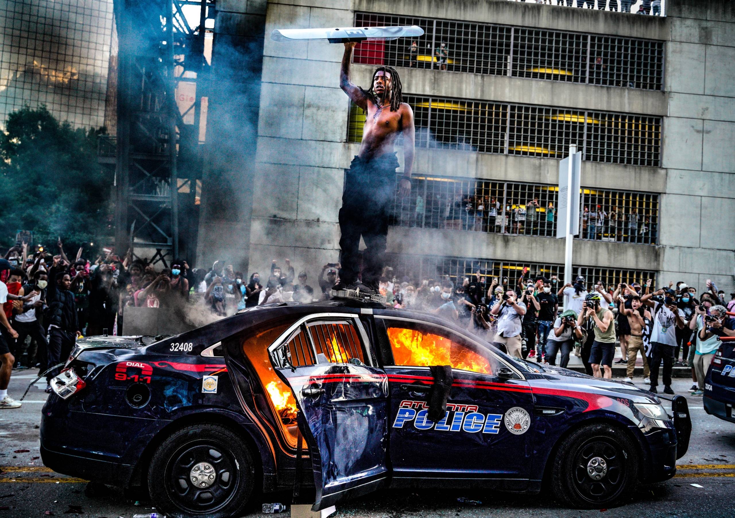 Protests continue over the death of George Floyd in Atlanta