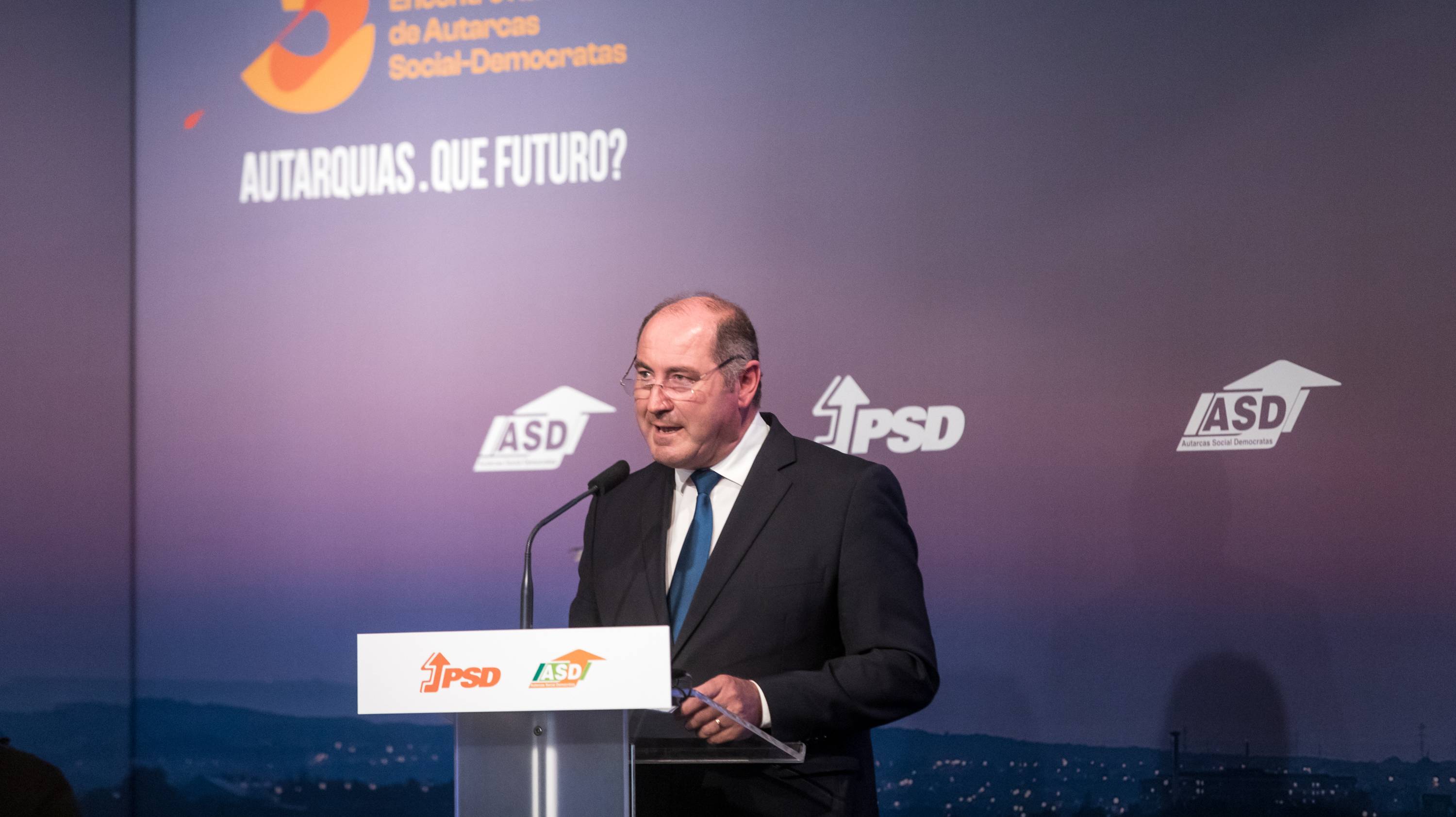 3.º Encontro Nacional de Autarcas Social Democratas (ASD): com o tema “Autarquias. Que futuro?”, a cargo do presidente do PSD, Luís Montenegro, e de Hélder Sousa Silva, presidente desta estrutura autónoma do PSD. 20 de Maio de 2023 Epic Sana Hotel, Lisboa TOMÁS SILVA/OBSERVADOR