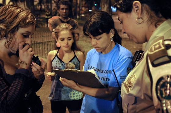 12 to 18 years old, children and justice, children living/working on the streets, children not in school, Colombia, girl, government partners, group (people), men, women, 