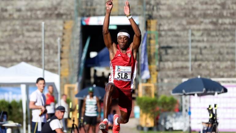 O português Pedro Pablo Pichardo classificou-se esta quarta-feira no terceiro lugar do triplo salto do Gyulai István Memorial