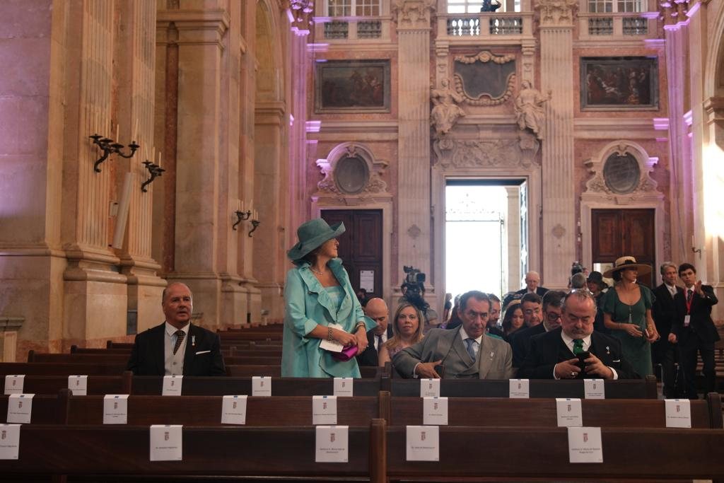 Casamento Real 7 de outubro 2023. Infanta Maria Francisca e Duarte de Sousa Araújo Martins. Cerimónia religiosa na Basílica de Mafra.