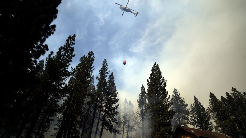 California wildfire continues