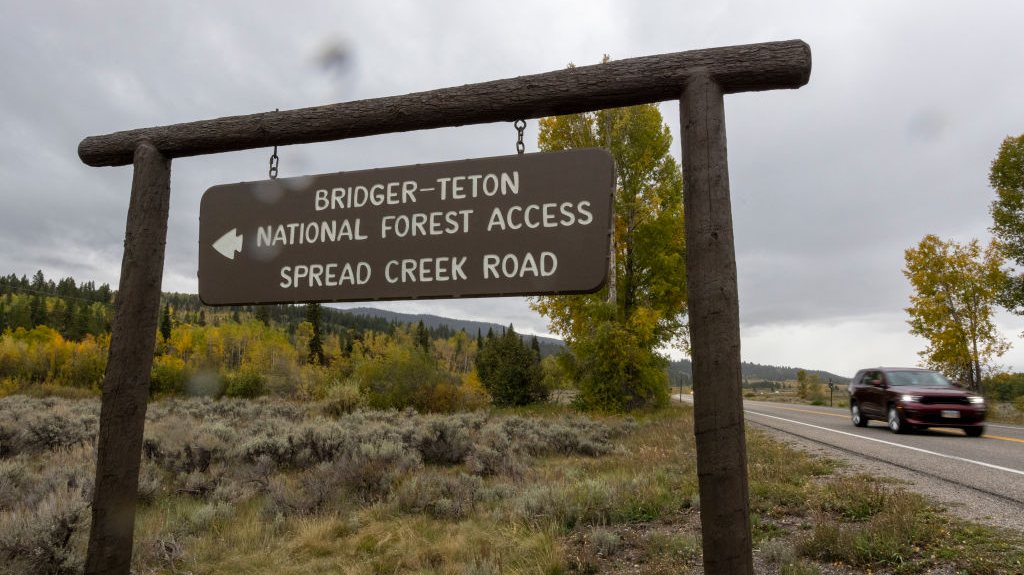 O Parque Nacional Grand Teton foi o último local de que a jovem falou quando estabeleceu contacto com a família