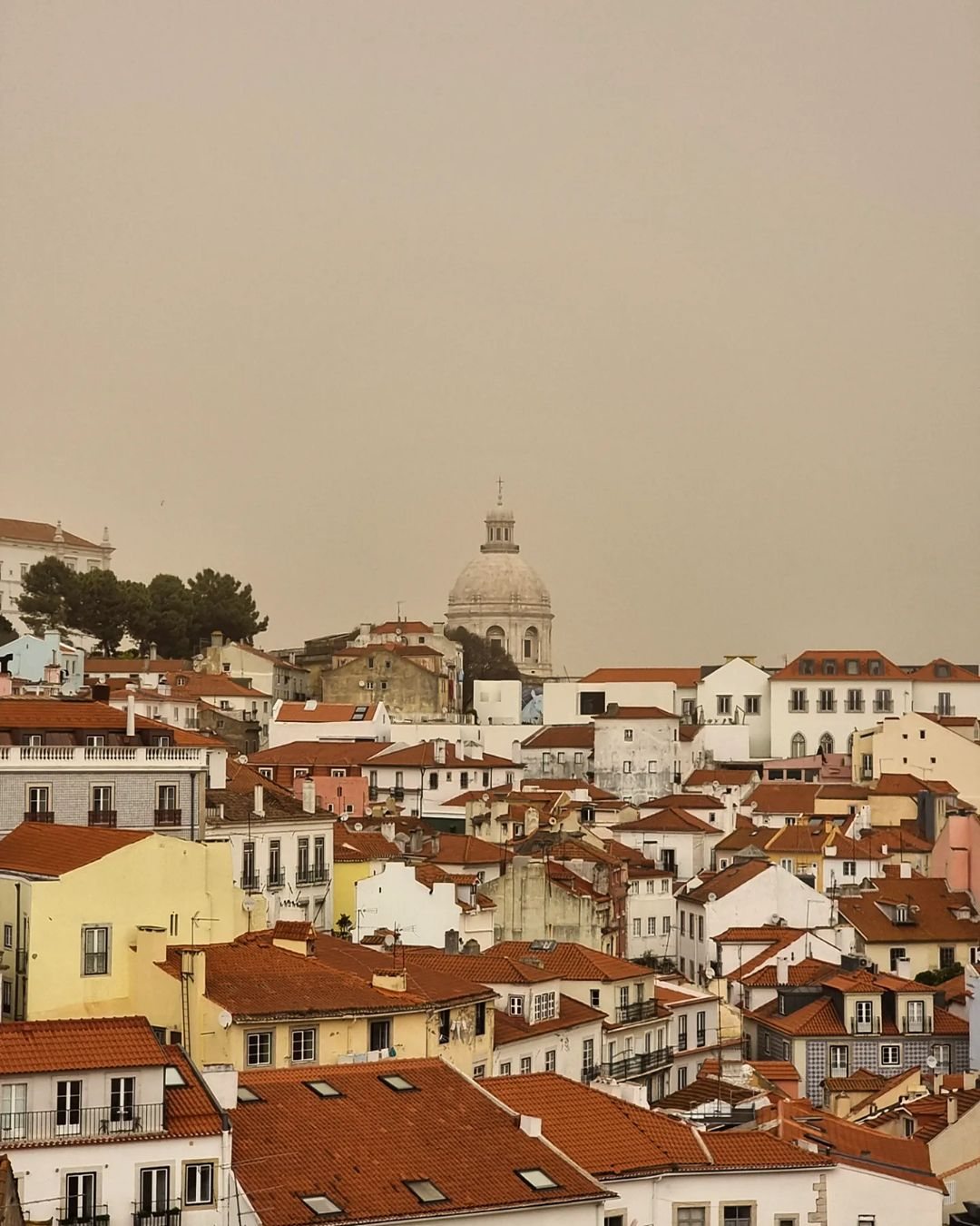 Céus barrentos em Lisboa, dia 2