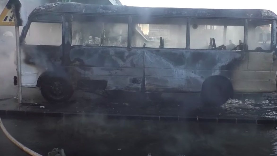 explosão autocarro Síria