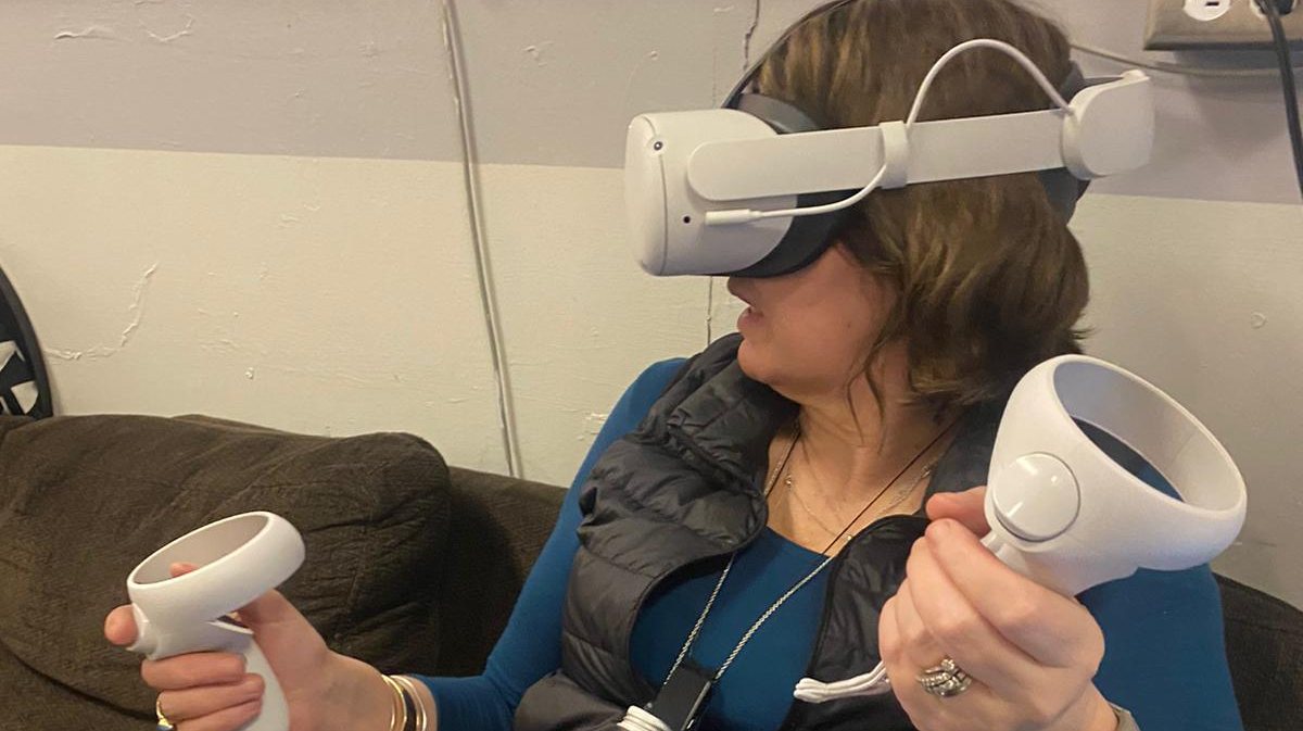 realidade virtual de sionade com meditação