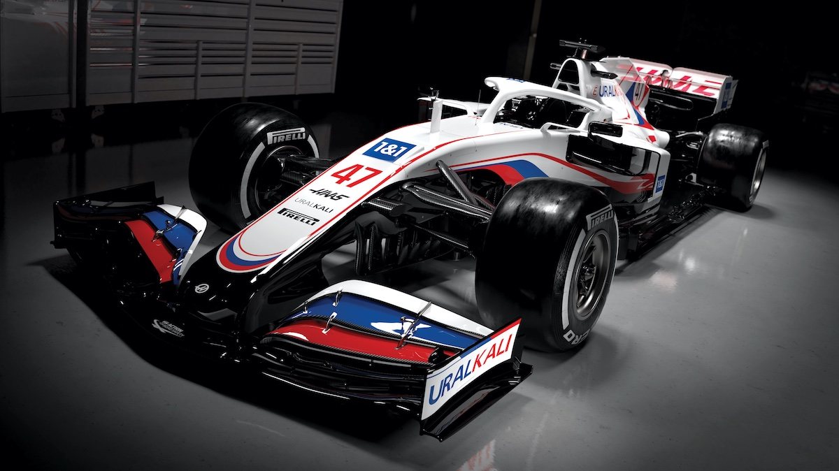 O novo carro da Haas foi divulgado durante a manhã desta quinta-feira