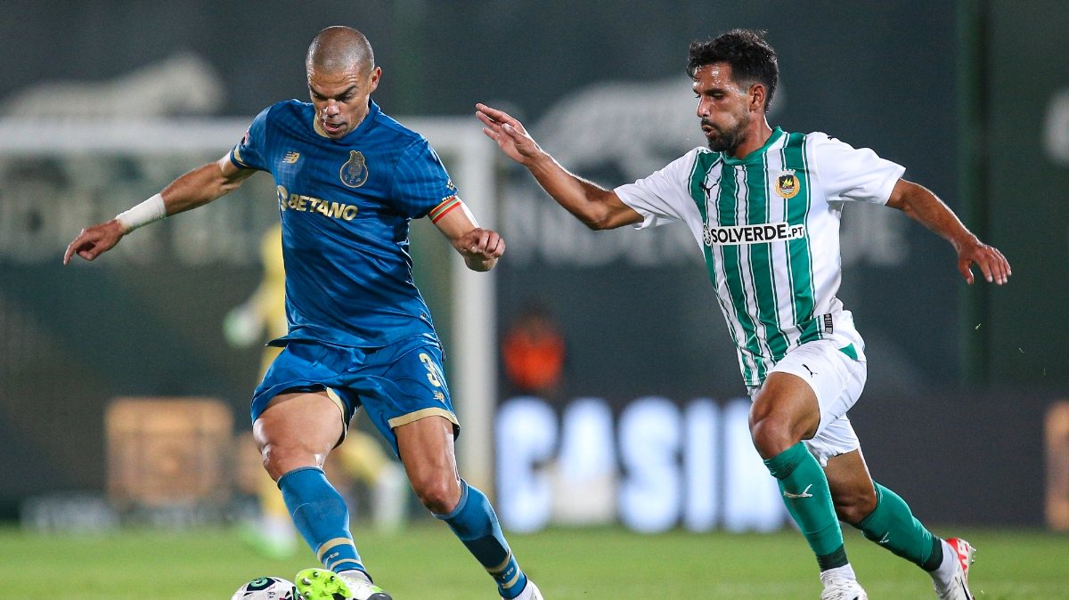 Pepe fez a primeira partida do Campeonato após cumprir dois encontros de castigo pela expulsão na final da Supertaça