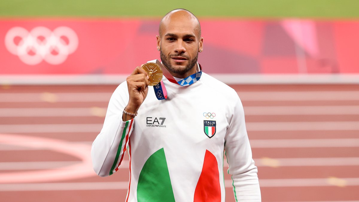 O italiano Marcell Jacobs é o atual campeão olímpico dos 100 metros