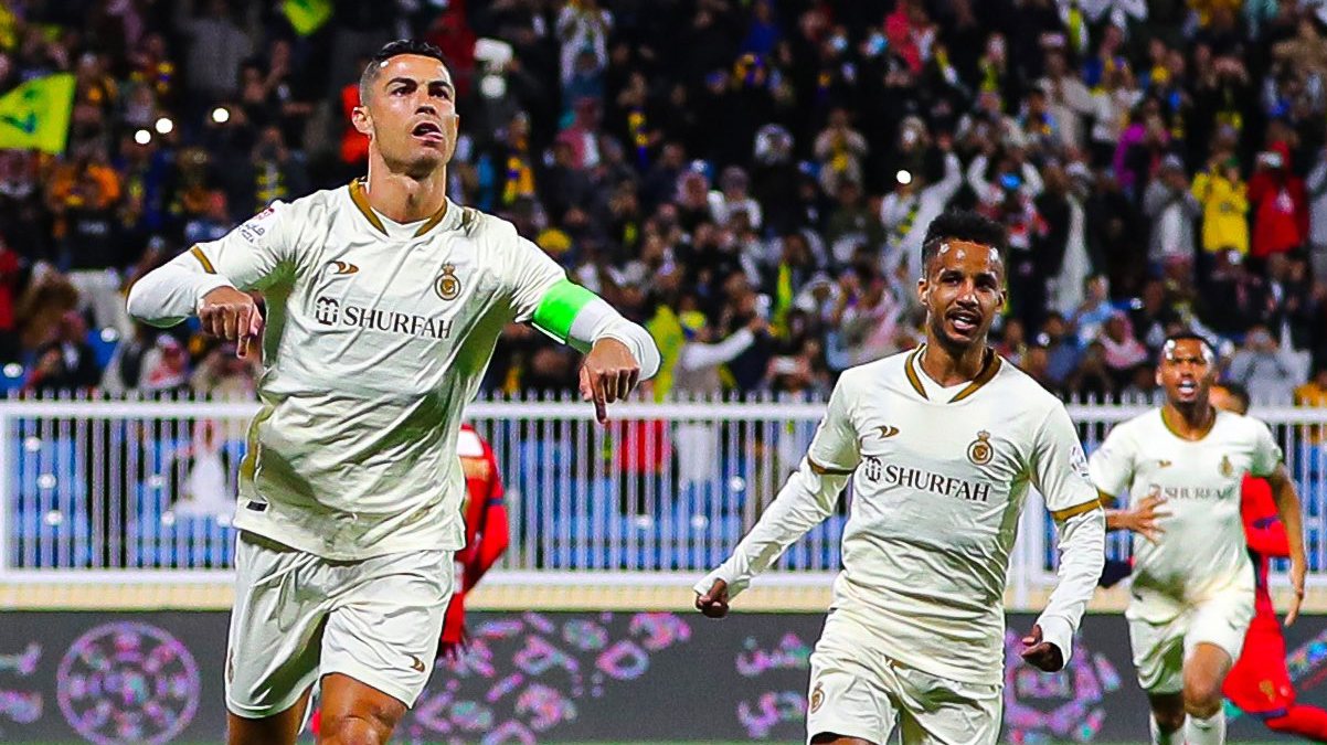 Ronaldo completou o hat-trick na primeira parte do encontro frente ao Damac que abriu a segunda volta da Liga da Arábia Saudita