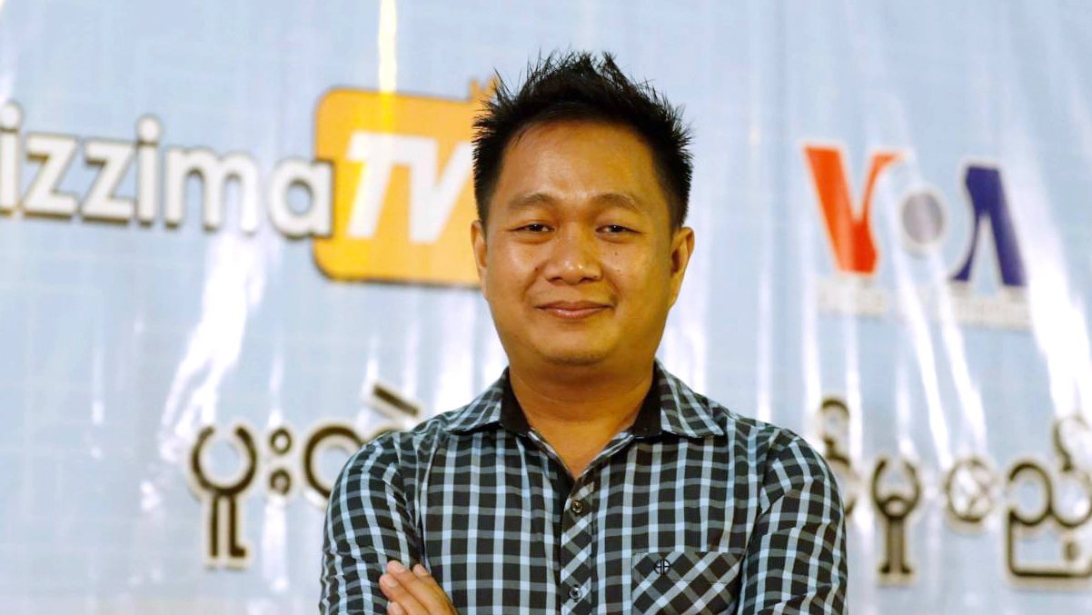 epa09069193 (FILE) - A photo dated 30 June 2019 shows Associated Press (AP) photojournalist Thein Zaw in Yangon, Myanmar (issued 12 March 2021). The Myanmar military junta arrested and charged AP photojournalist Thein Zaw and five other journalists over their coverage of anti-coup demonstrations in Yangon on 27 February, which could see him facing a prison sentence of three years.  EPA/STRINGER