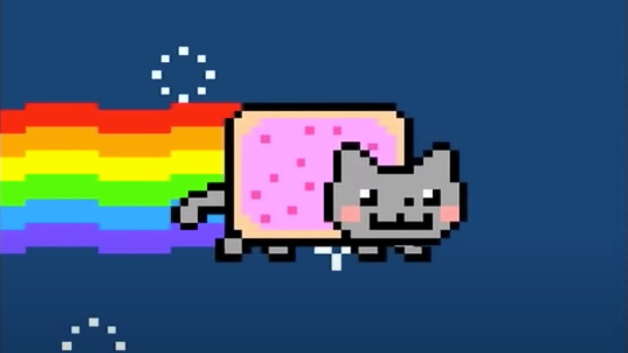 Uma imagem digital do famoso meme &quot;Nyan Cat&quot; foi vendida por quase 600 mil dólares (cerca de meio milhão de euros)
