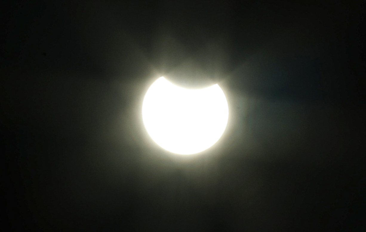 Partial solar eclipse in Istanbul