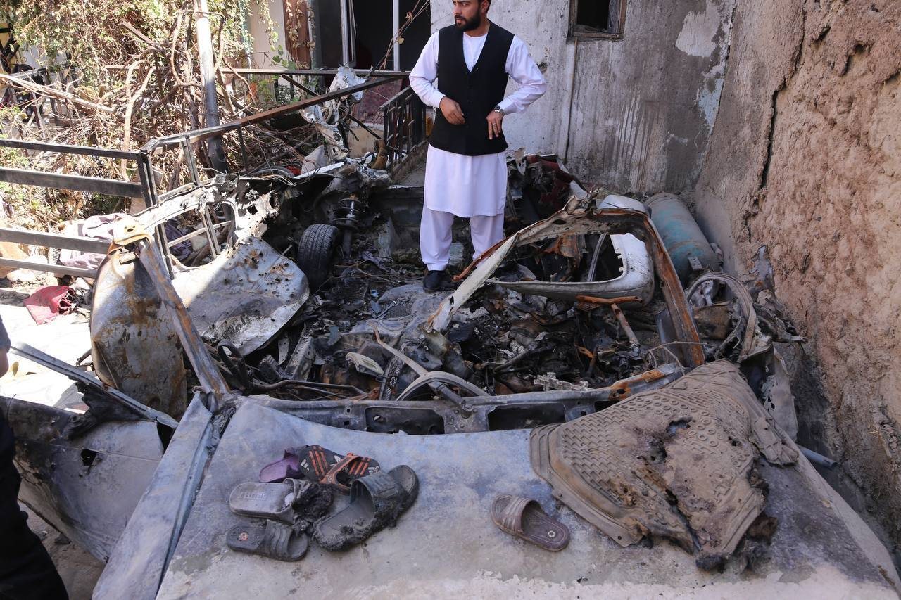 Família de dez civis afegãos mortos em Cabul, pelos EUA