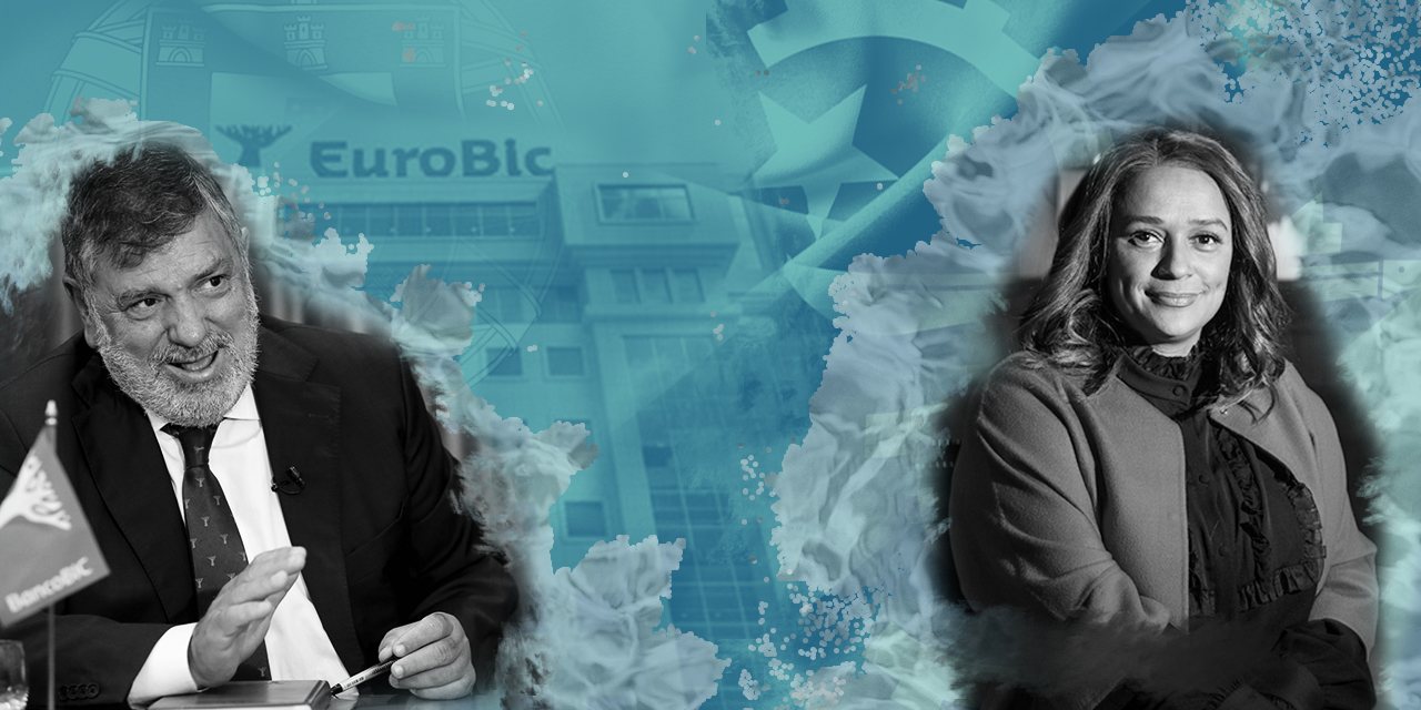 Fernando Teles (com 37,5%)  e Isabel dos Santos (com 42,5%) são os dois maiores acionistas do EuroBic (e do BIC Angola)