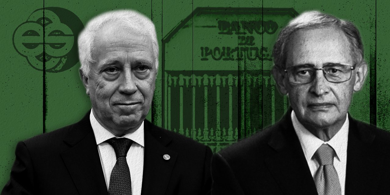 Carlos Costa, ex-governador do Banco de Portugal, e João Costa Pinto, presidente da comissão que analisou a atuação do BdP no caso BES.