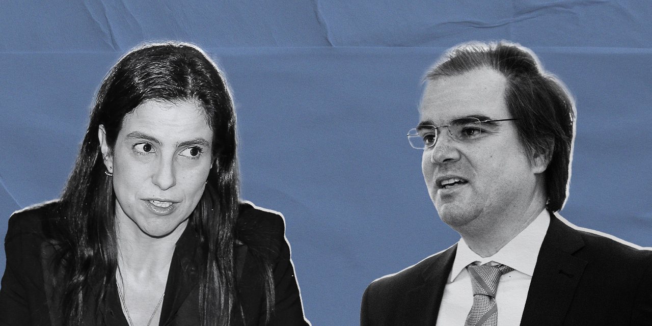 Madalena Cascais Tomé, presidente da comissão executiva da SIBS, e Hélder Rosalino, o administrador do Banco de Portugal (em recondução) que tutela o setor dos pagamentos.